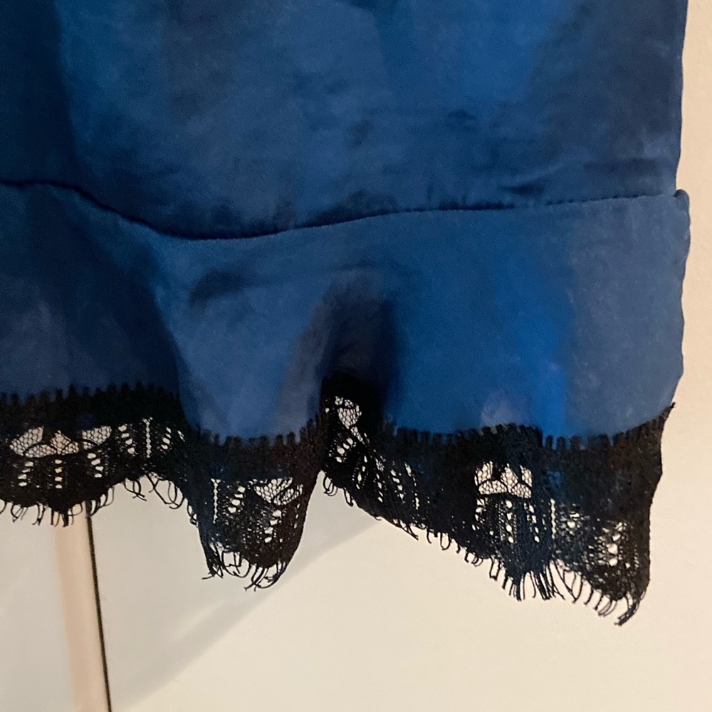 CAD RUFFLE DARK TEAL CAMISOLE SIZE M - Picture 9 of 11